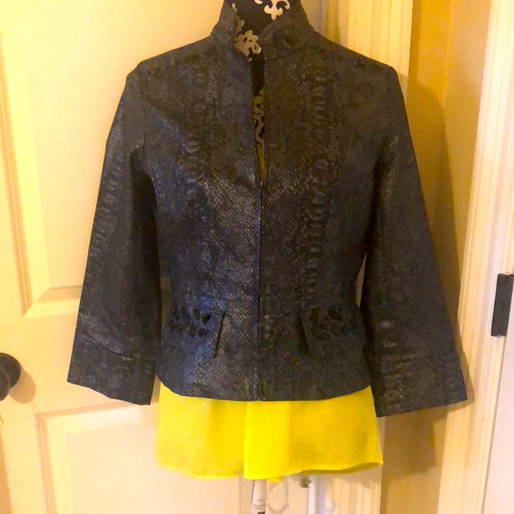 E39 Fashion animal print Jacket